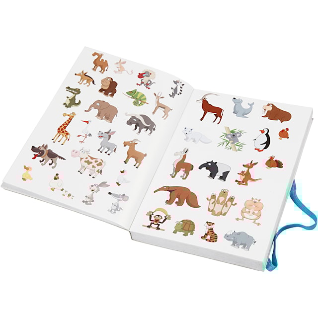 Produktbild 2 för Bok med klistermärken - 2800 olika stickers Creativ Company