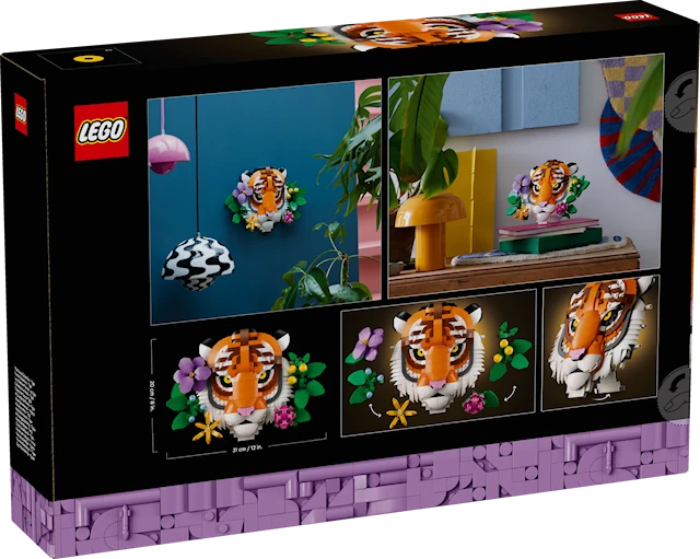 Produktbilde 4 for The Fauna Collection – Tiger LEGO® ART (31217)