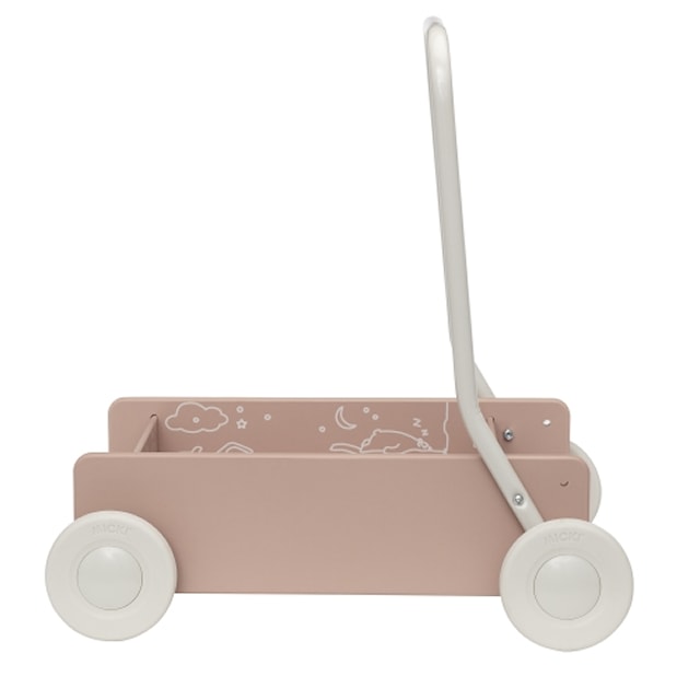 Produktbild 3 för Lära Gå Vagn Rosa Micki