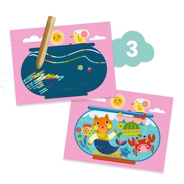 Produktbilde 5 for Stort kreativt håndverkssett for den yngste Djeco