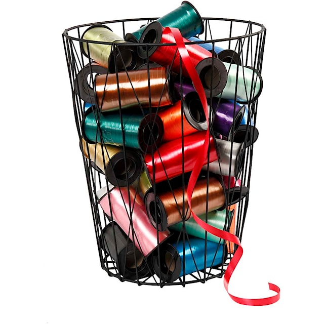 Tuotekuva 3 - Lahjanauhalajitelma, Lev: 10 mm, kiiltävä, värilajitelma, 15x50 m/ 1 pkt