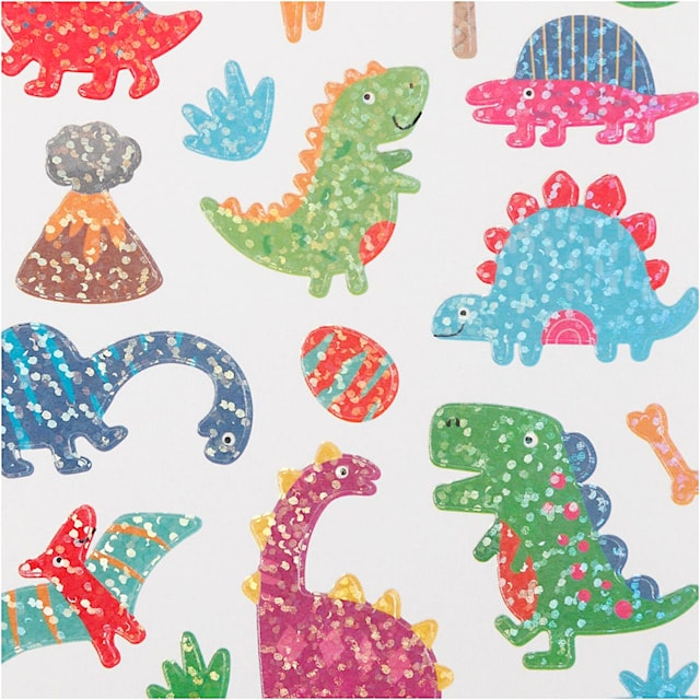 Produktbilde 3 for Klistremerker, Dinosaur, ark 15x16,5 cm, 1 ark