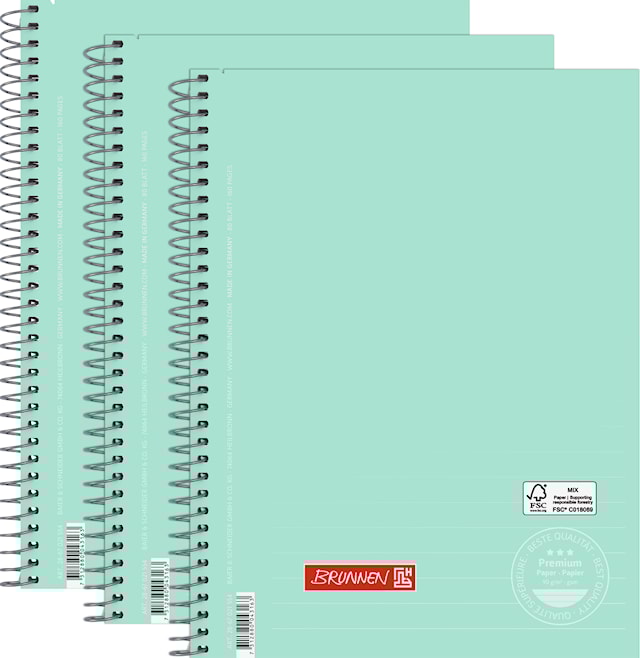 Muistikirja A5, Viivoitettu 3-pack