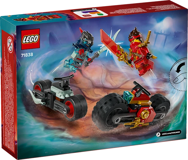 Produktbilde 4 for Kais fartsfylte motorsykkeljakt LEGO® Ninjago (71838)