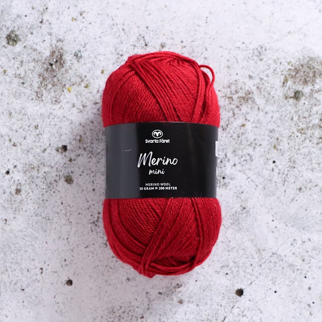 Produktbilde 1 for Merino Mini 50g Ruby Rapture (21) Svarta Fåret