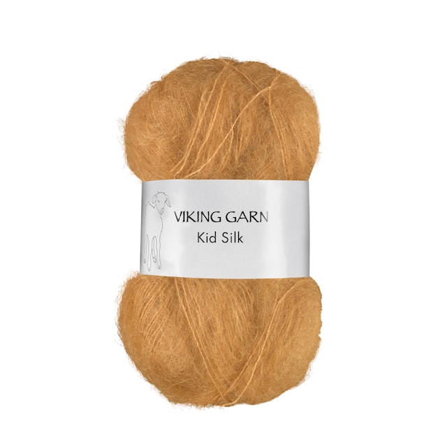 Kid/Silk Garn 25 g Ocker 344 Viking Garn