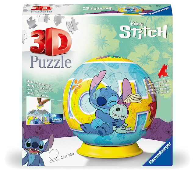 Tuotekuva 1 - Disney Stitch 3D Puzzle 72 osaa, Ravensburger