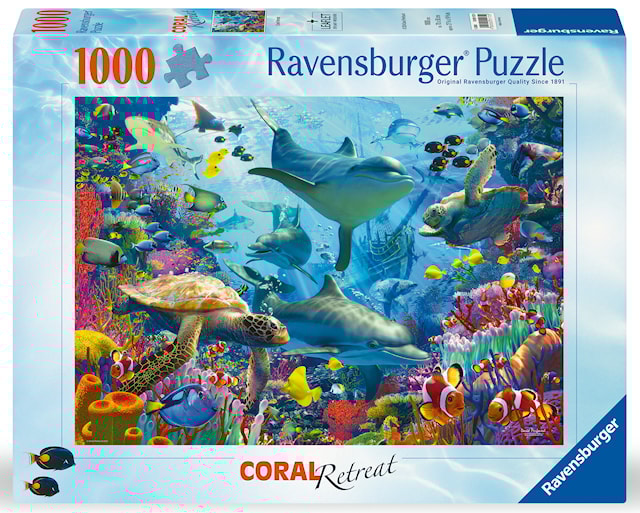 Produktbild 1 för Pussel Coral Reef Retreat 1000 bitar, Ravensburger