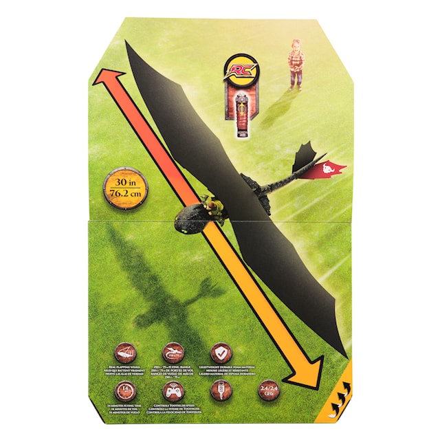 Tuotekuva 7 - Dragons Movie RC Real Flying Toothless