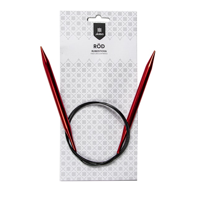 Rundpinne 80cm/12,00 mm Rød Järbo