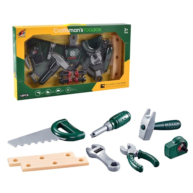 Produktbilde 2 for Verktøybelte med leketøyverktøy