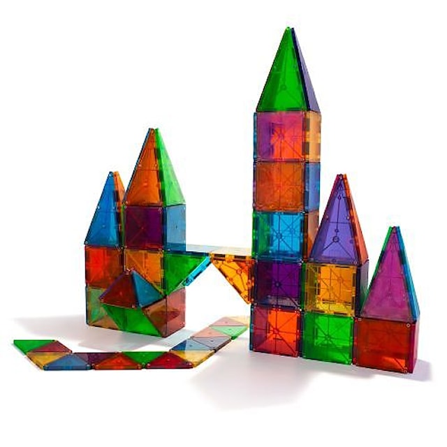 Tuotekuva 2 - Magna-tiles Clear Colours 100 Osaa