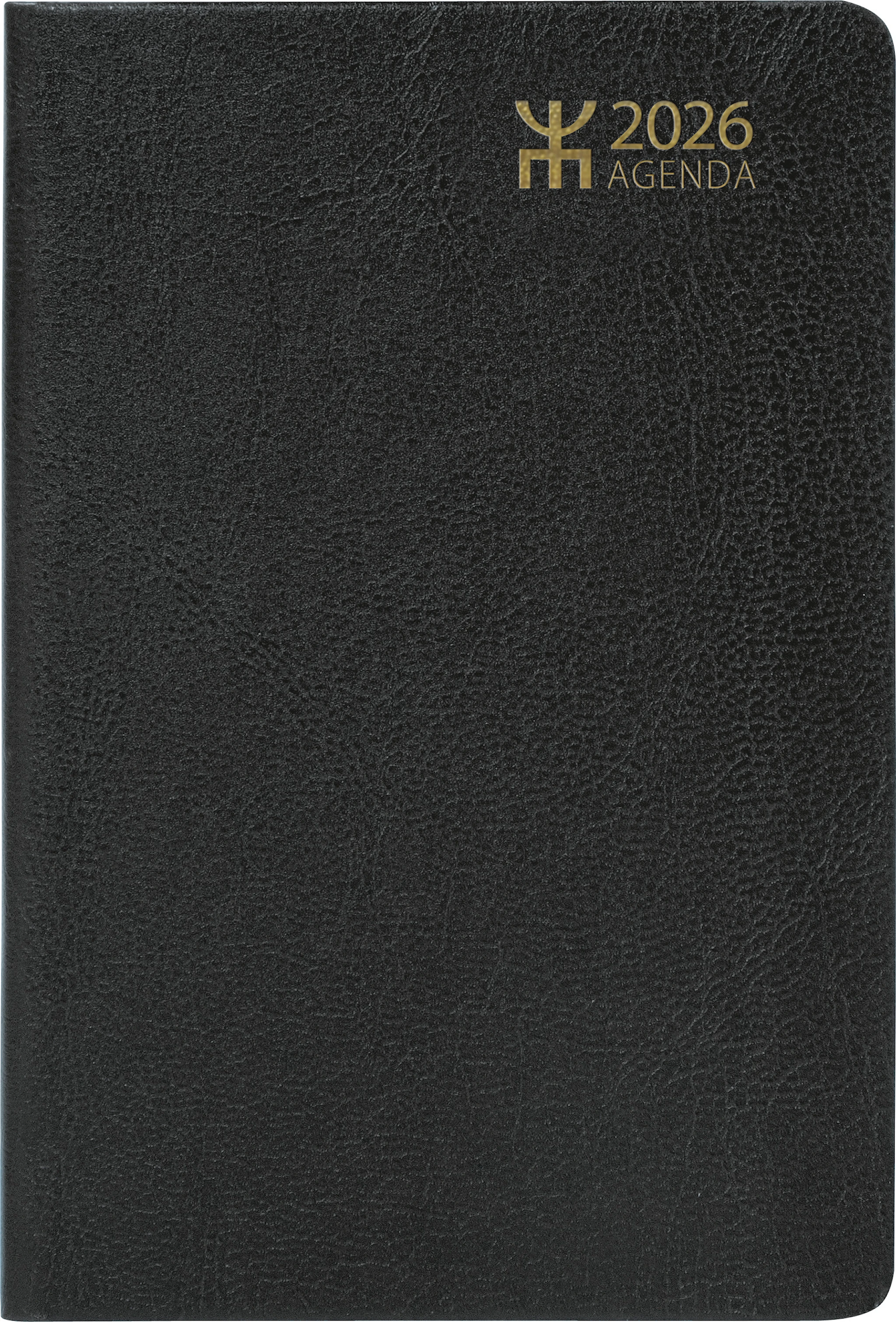 Produktbild för Kalender Agenda 2026 Svart Almanacksförlaget