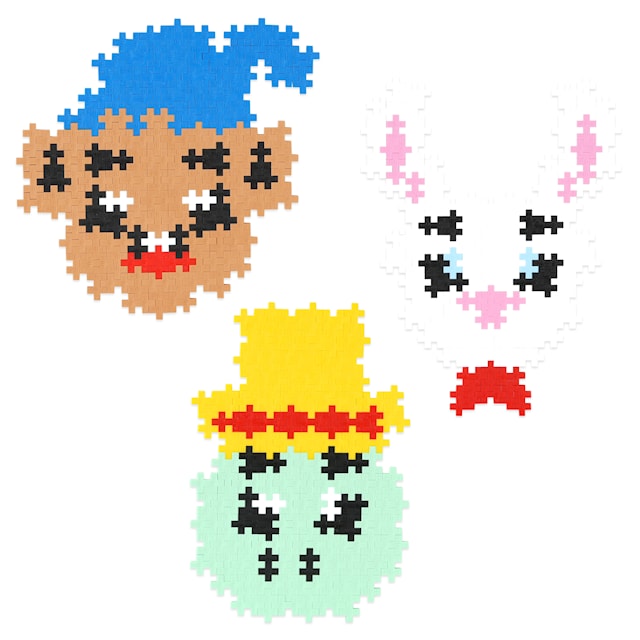 Tuotekuva 2 - Plus-Plus Bamse, Kilpuri & Pikku Kani 400 Palaa