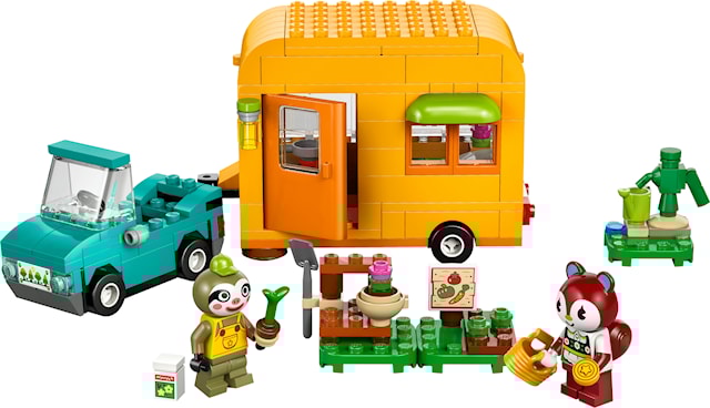 Tuotekuva 2 - Leif, asuntovaunu ja puutarhakauppa LEGO® Animal Crossing (77054)