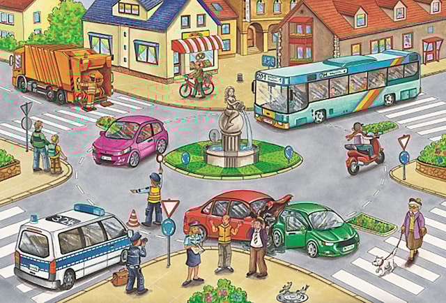 Tuotekuva 2 - Vehicles Puzzle Box 2x26 palaa ja 2x48 palaa Schmidt