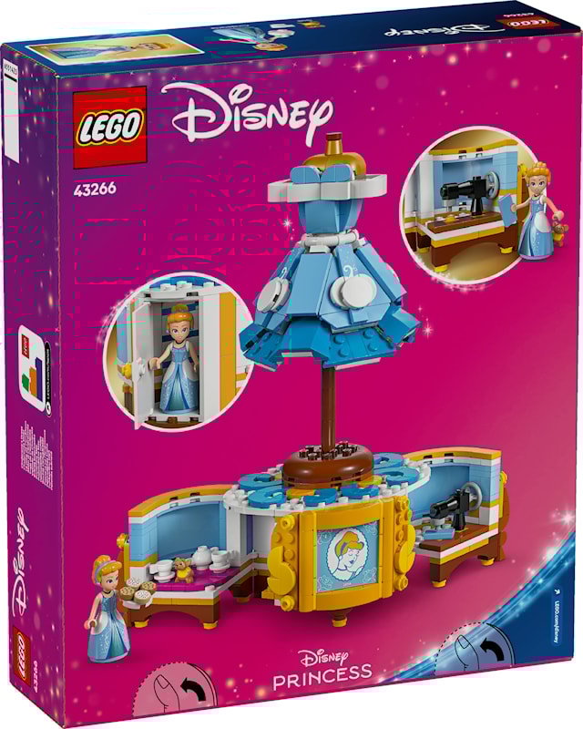 Tuotekuva 3 - Tuhkimon mekko LEGO® Disney Princess (43266)