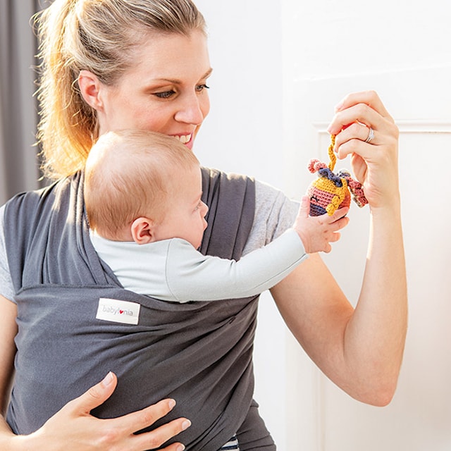 Produktbild 4 för Tricot-slen Organic Dark Grey, Babylonia