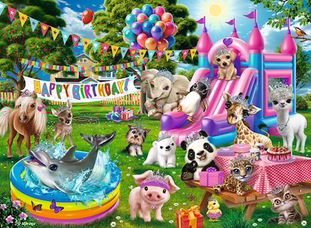 Produktbild 2 för Tiara Birthday Party Pussel 100 XXL Bitar, Ravensburger