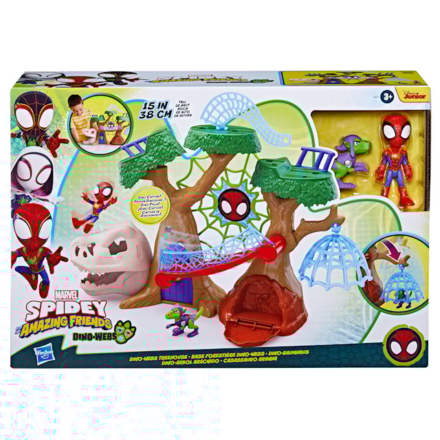 Produktbild 4 för Dino Webs Treehouse Lekset Spidey and his Amazing Friends