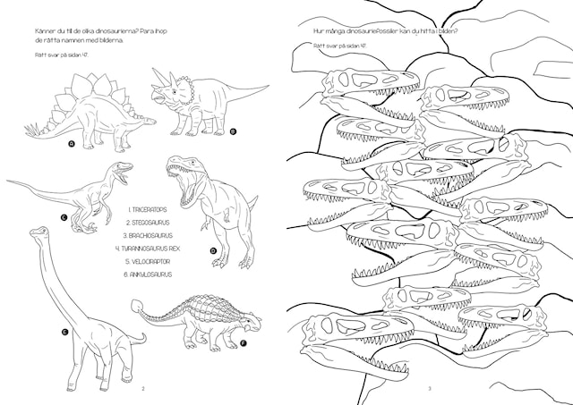 Produktbild 2 för Pysselbok Dinosaurier Tactic