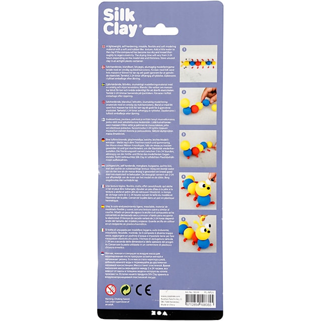 Tuotekuva 4 - Silk Clay®, sininen, punainen, keltainen, 3x14 g/ 1 pkt