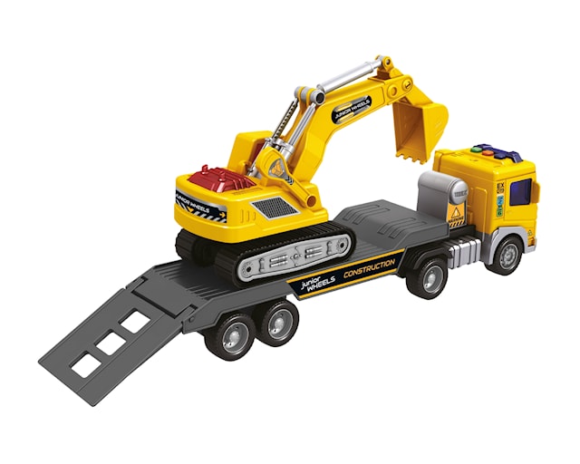 Produktbilde 2 for Junior Wheels Hengerbil Og Gravemaskin