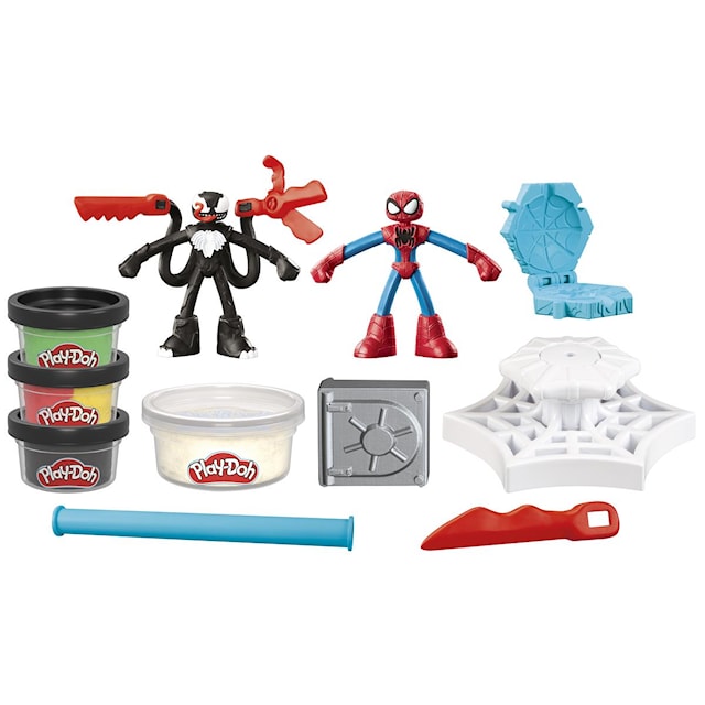 Tuotekuva 3 - Play-Doh Marvel Spider-Man Launch & Slice Playset