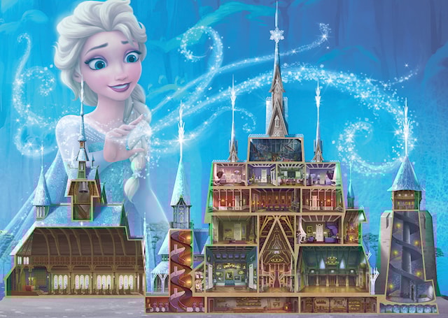 Tuotekuva 2 - Disney Castles Elsa Palapelit 1000 palaa, Ravensburger