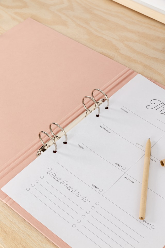 Produktbilde 6 for Ringperm A4, Dusty Pink Bigso Box of Sweden