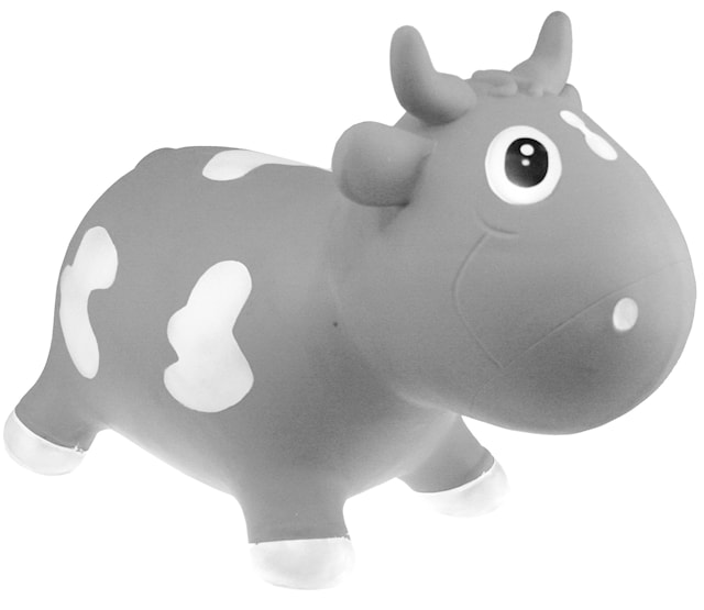 Hoppdjur Grå Ko Kidz Farm