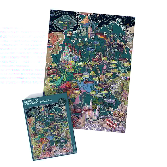 Produktbilde 2 for Vinpuslespill - Tyskland 1000 brikker Water and Wines
