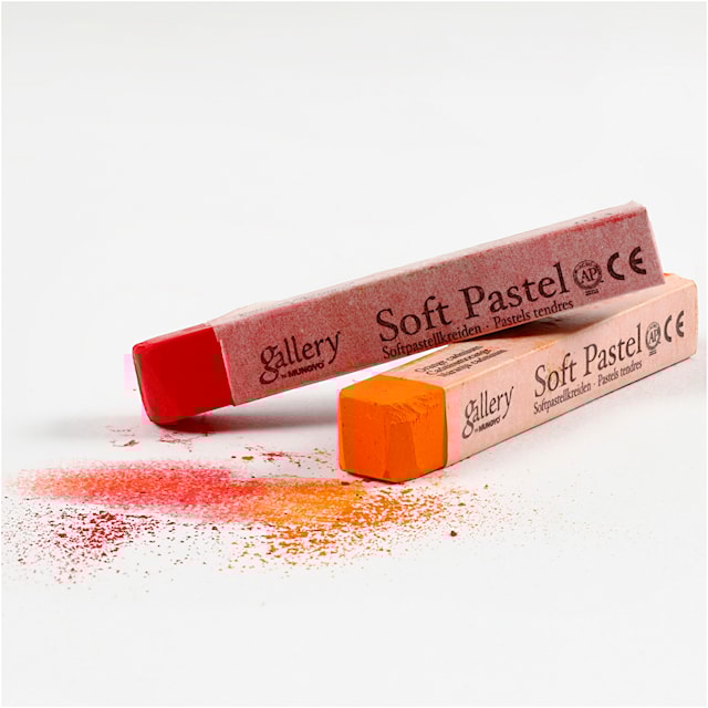 Produktbilde 3 for Gallery tørrpastell, tykkelse 10 mm, L: 6,5 cm, 12 stk., ass. Farger