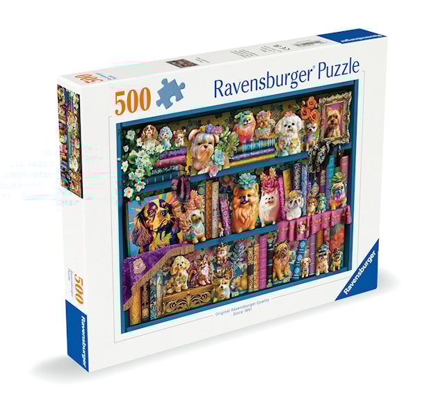 Tuotekuva 2 - Arvokas posliinipentujen palapeli 500 palaa, Ravensburger
