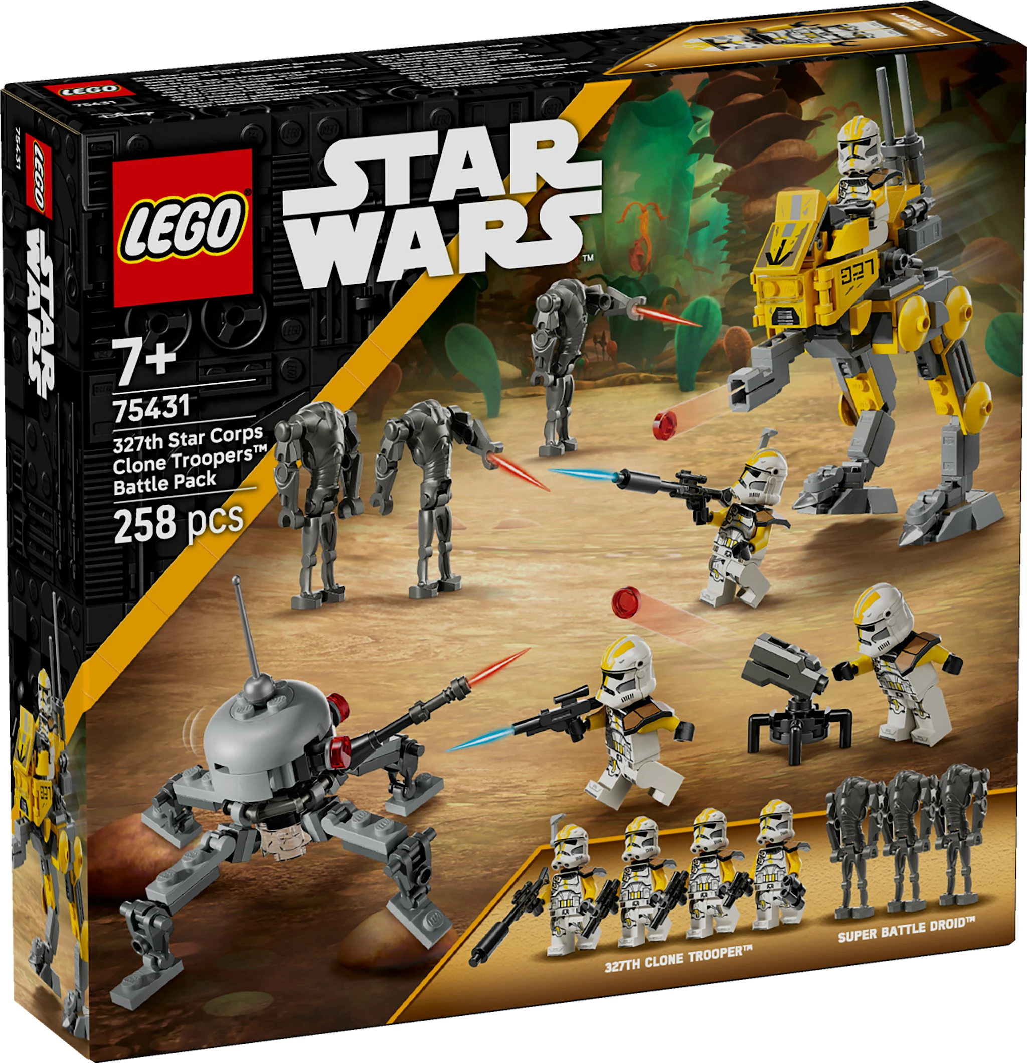 Produktbild för 327th Star Corps Clone Troopers™ Battle Pack LEGO® Star Wars™ (75431)