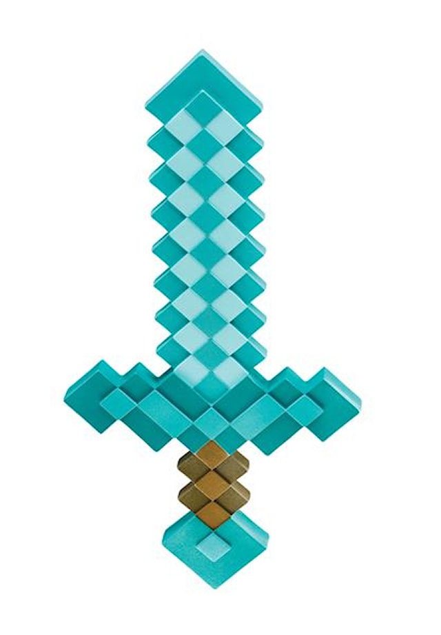 Minecraft Diamond Sword Replika Leikkimiekka