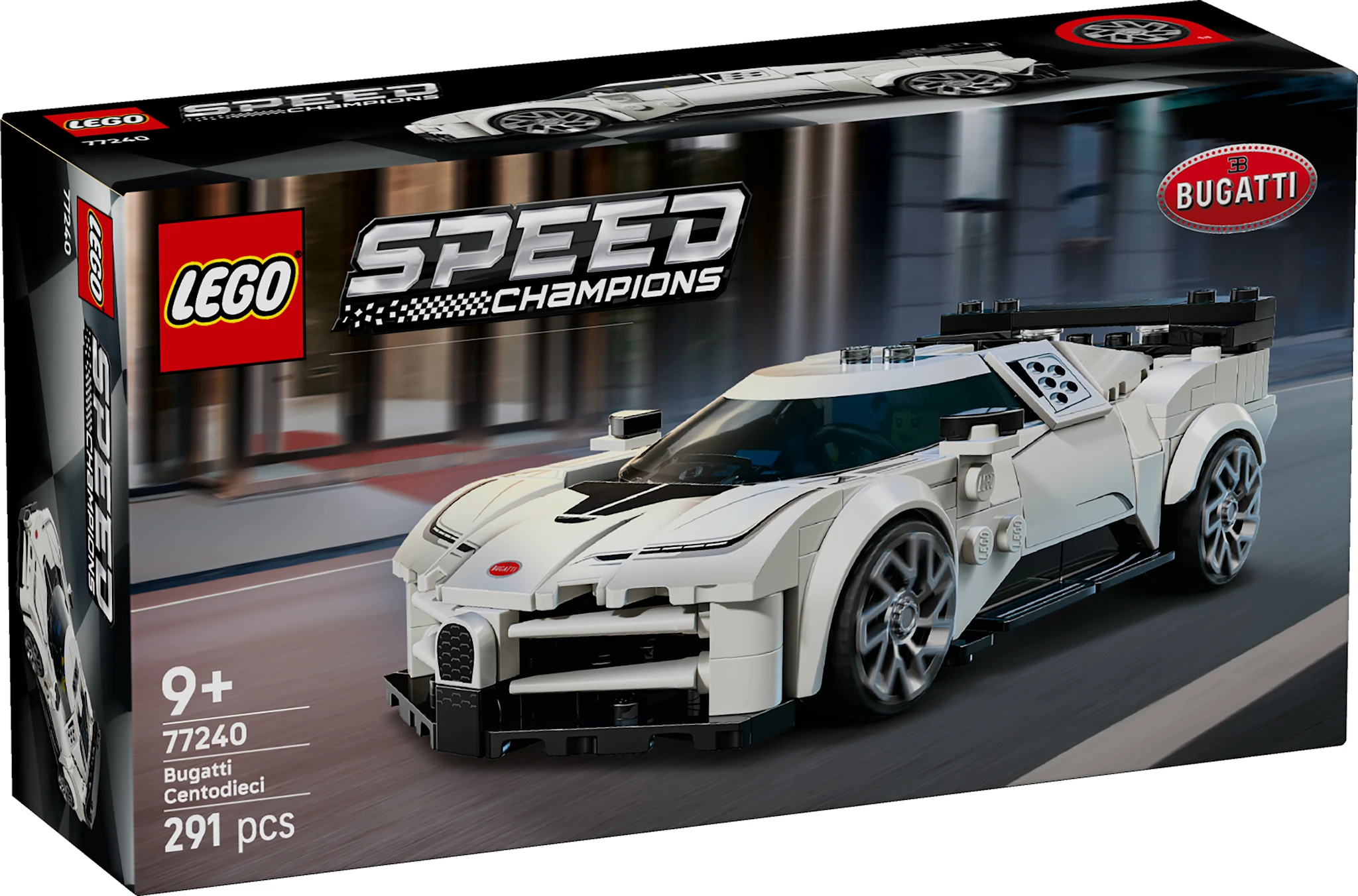 Tuotekuva ille Bugatti Centodieci ‑hyperurheiluauto LEGO® Speed Champions (77240)
