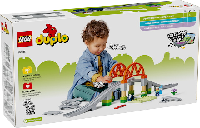 Produktbild 3 för Tågbro och spår – Expansionsset LEGO® DUPLO® Town (10426)