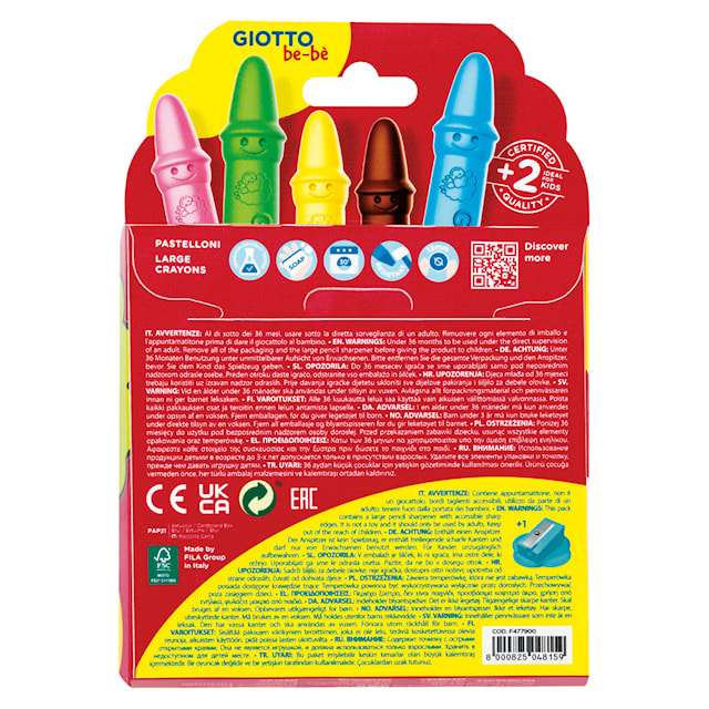 Tuotekuva 3 - Wax Crayons 10 pcs BL Giotto Be-bè