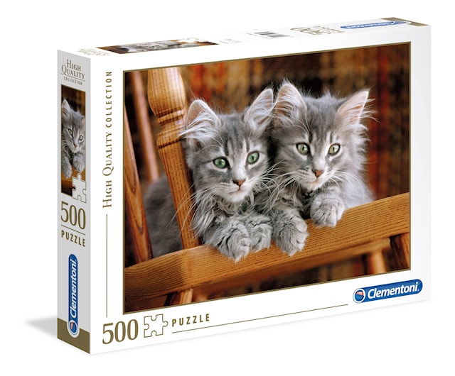 Puslespill HQC Kittens, 500 brikker, Clementoni