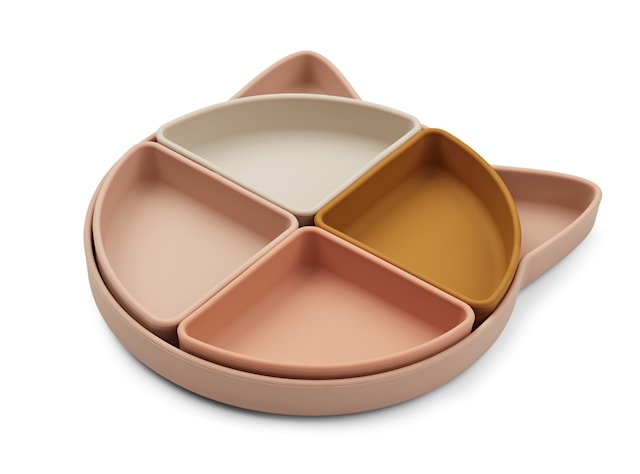 Tuotekuva 1 - Arne Tallrik med Avdelare Cat Rose Liewood