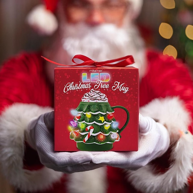 Tuotekuva 1 - LED Christmas Tree Mug, Mikamax