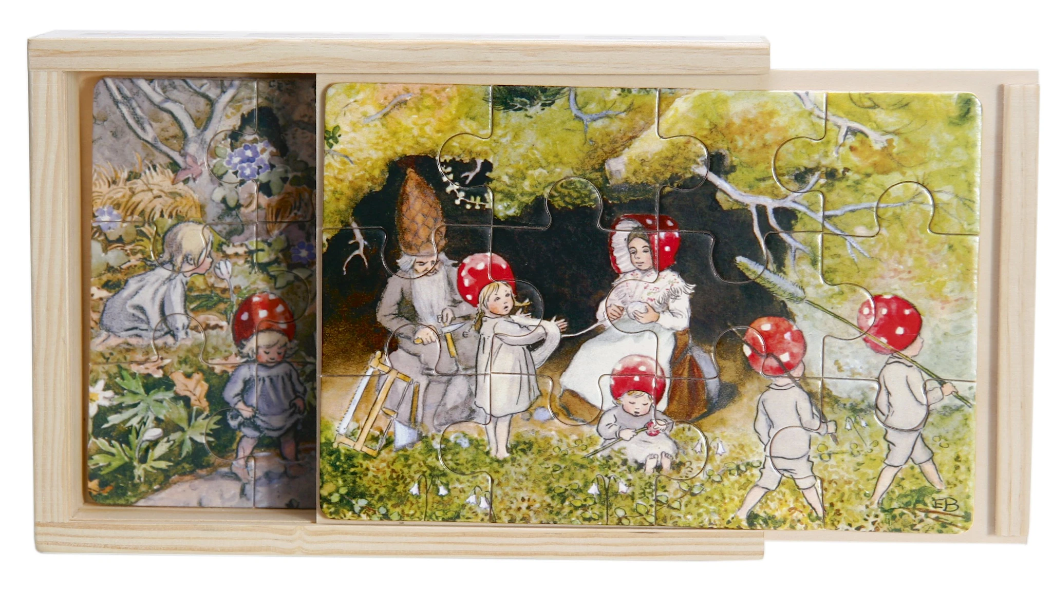 Produktbild för Tomtebobarnen 4x träpussel