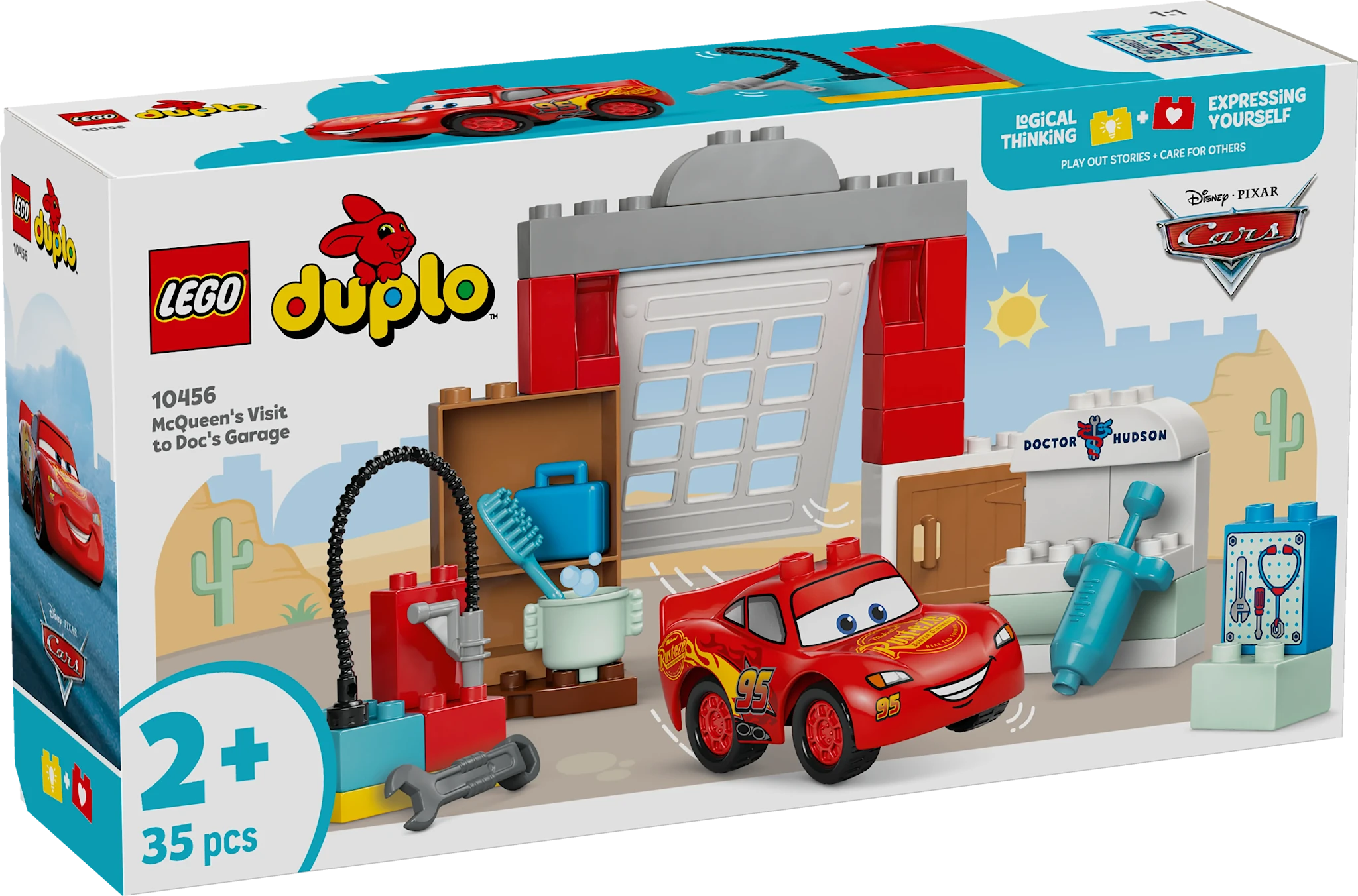 Tuotekuva ille McQueenin vierailu Docin tallilla LEGO® DUPLO Disney™ (10456)