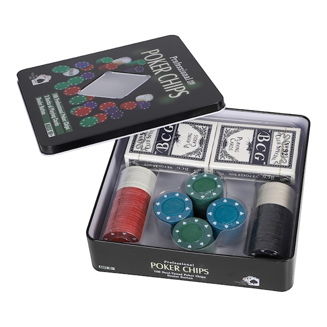 Produktbild 2 för Poker set 100 pcs Hisab Joker