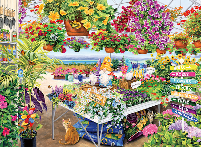 Tuotekuva 2 - Glorious Garden Center Palapeli 500 palaa, Ravensburger