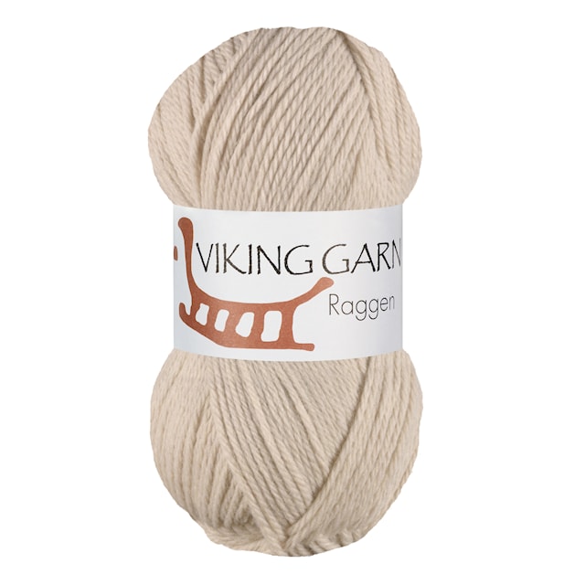 Produktbilde 1 for Raggen 150 g Beige 706 Viking Garn
