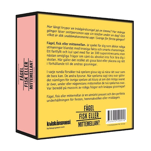 Tuotekuva 2 - Fågel, fisk eller mittemellan?, Kylskåpspoesi (SE)
