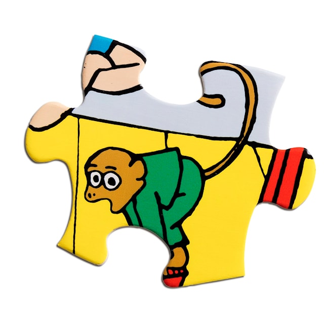 Tuotekuva 2 - Peppi Pitkätossu Puupalapeli, 12 palaa