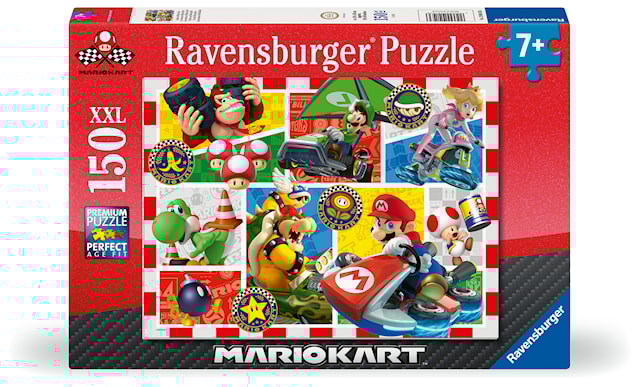 Tuotekuva 1 - Mario Kart Palapeli 150 palaa XXL, Ravensburger